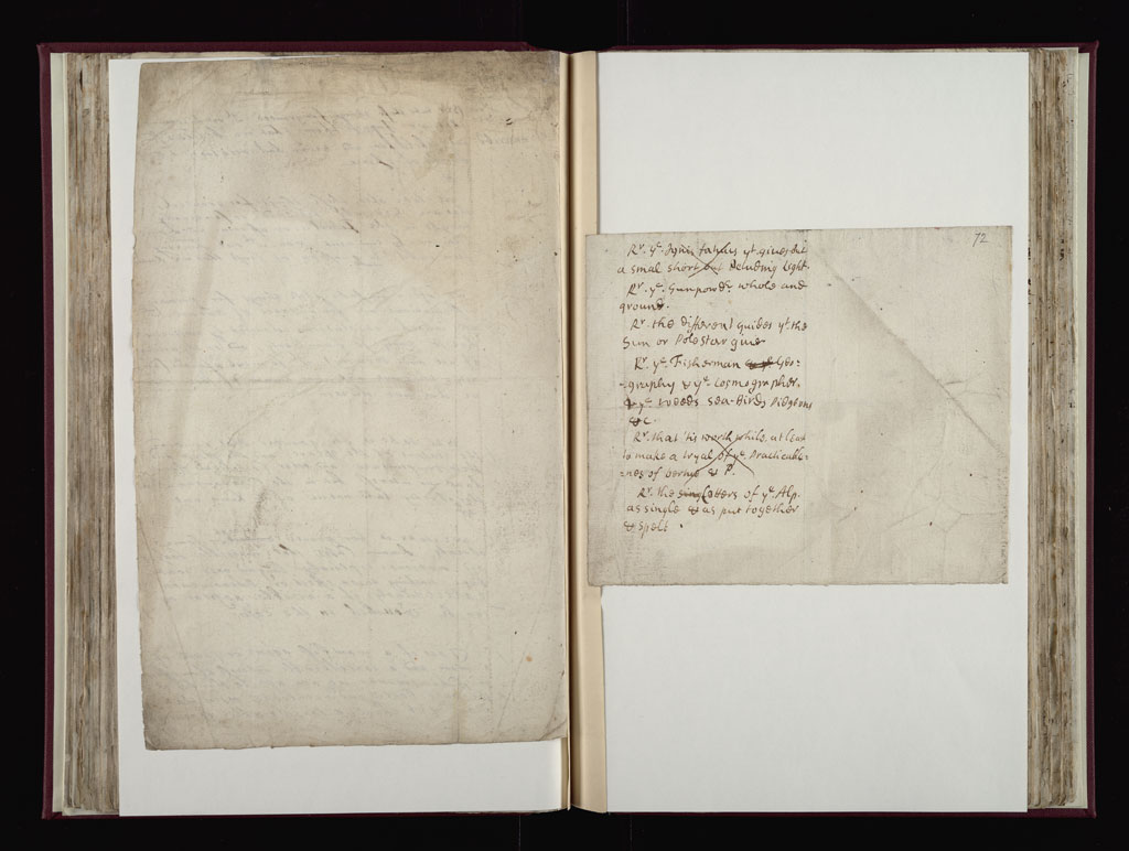 Boyle Papers Volume 10 Fol. 71v-72r