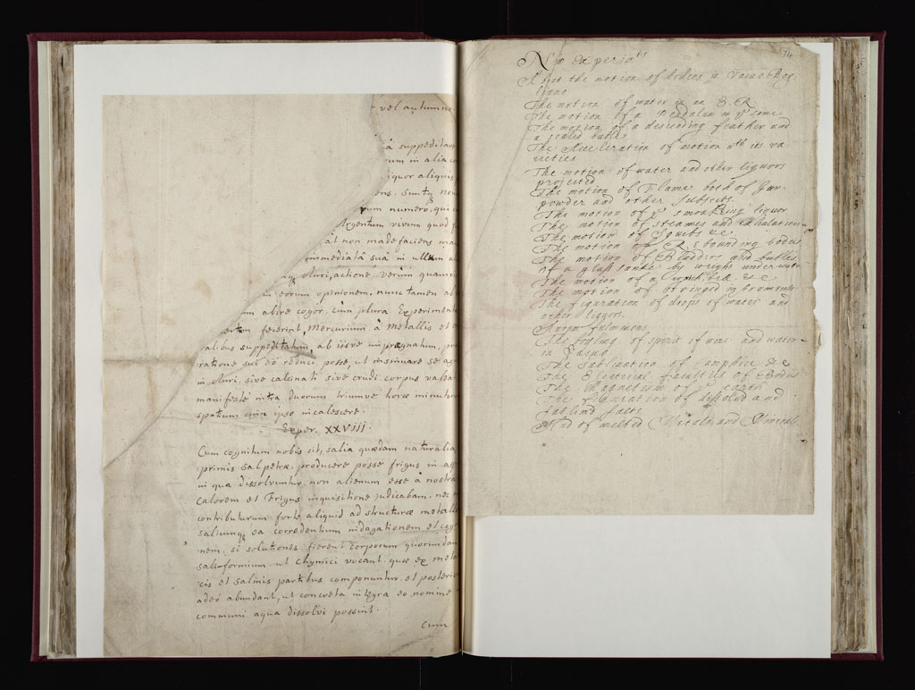 Boyle Papers Volume 10 Fol. 73v-74r