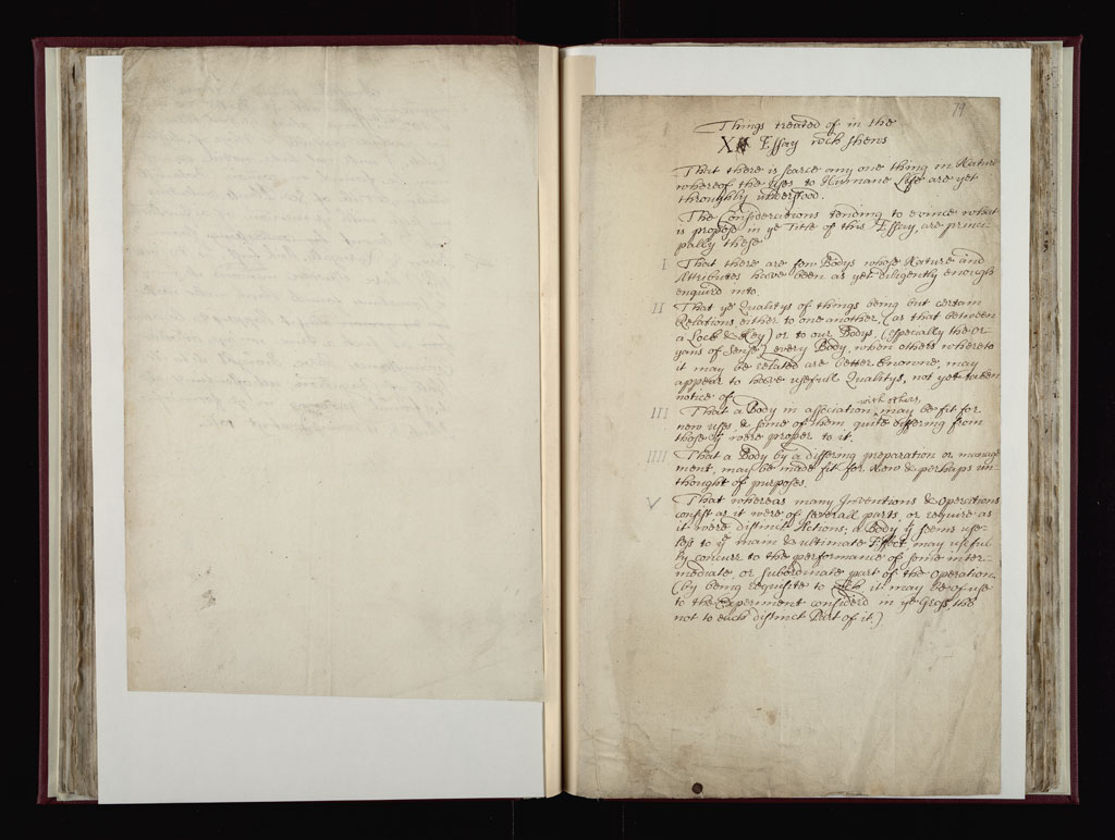 Boyle Papers Volume 10 Fol. 78v-79r