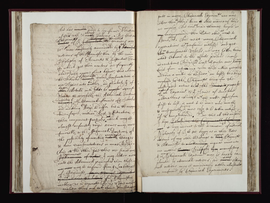 Boyle Papers Volume 10 Fol. 83v-84r