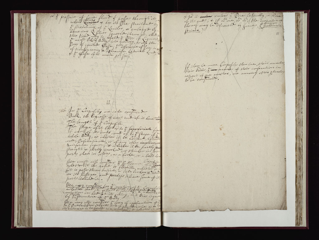 Boyle Papers Volume 10 Fol. 87v-88r