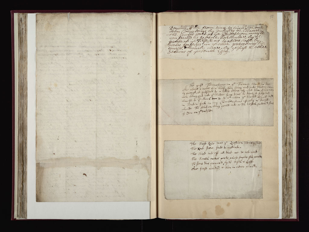 Boyle Papers Volume 10 Fol. 91v-92r