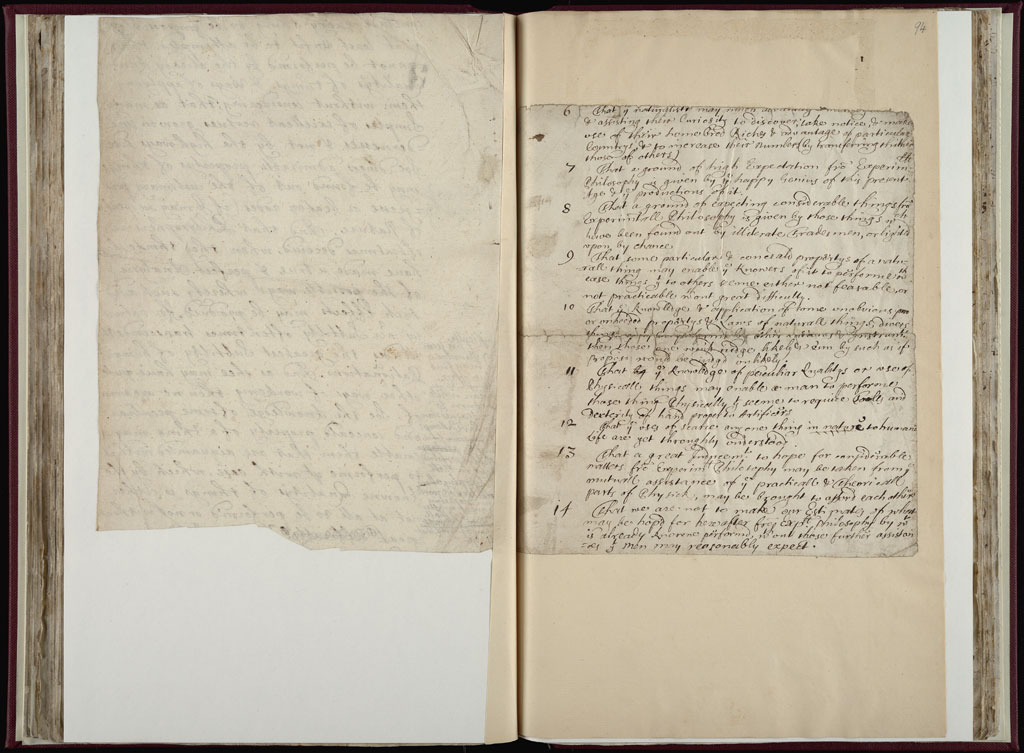 Boyle Papers Volume 10 Fol. 93v-94r