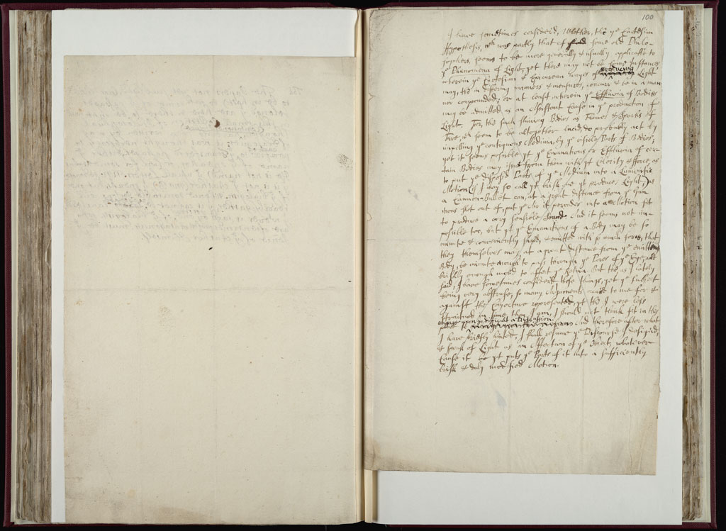 Boyle Papers Volume 10 Fol. 99v-100r