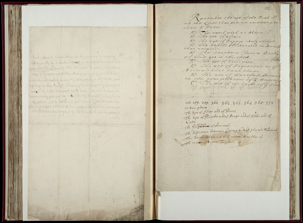 Boyle Papers Volume 10 Fol. 101v-102r