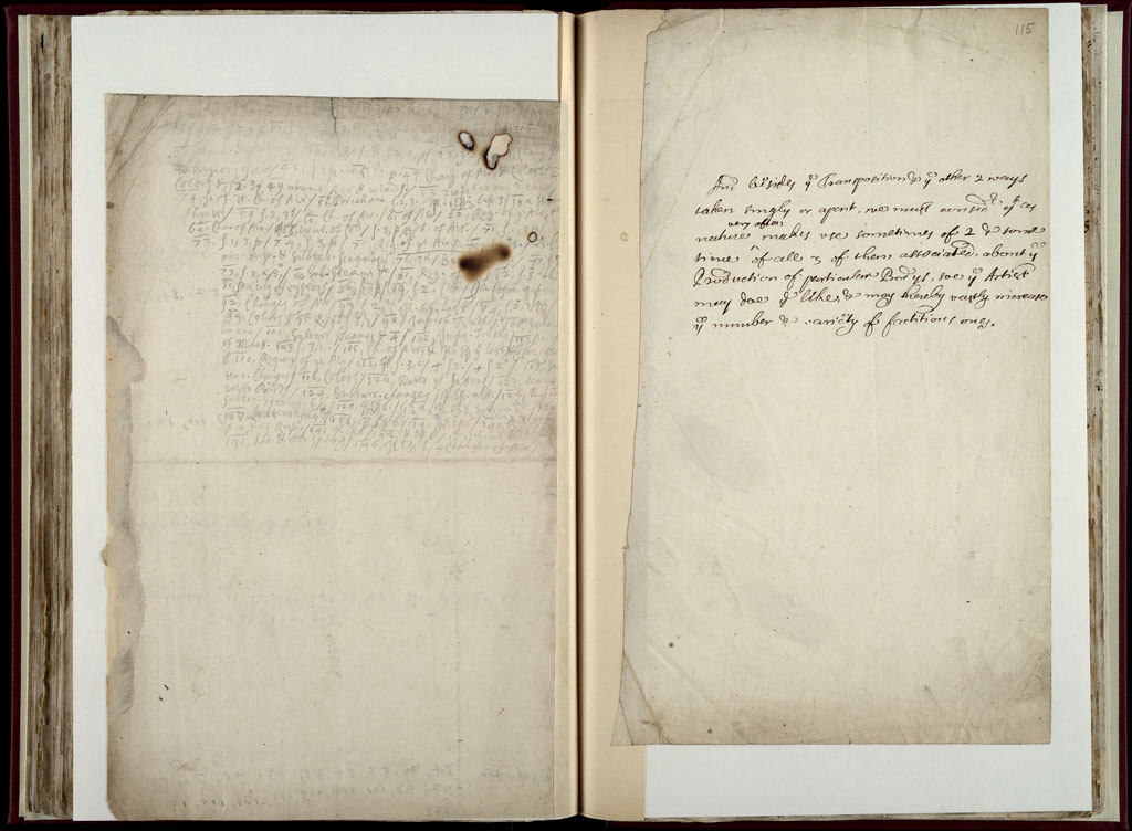 Boyle Papers Volume 10 Fol. 114v-115r