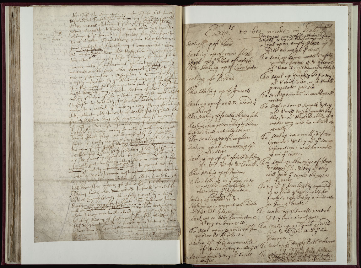 Boyle Papers Volume 10 Fol. 117v-118r