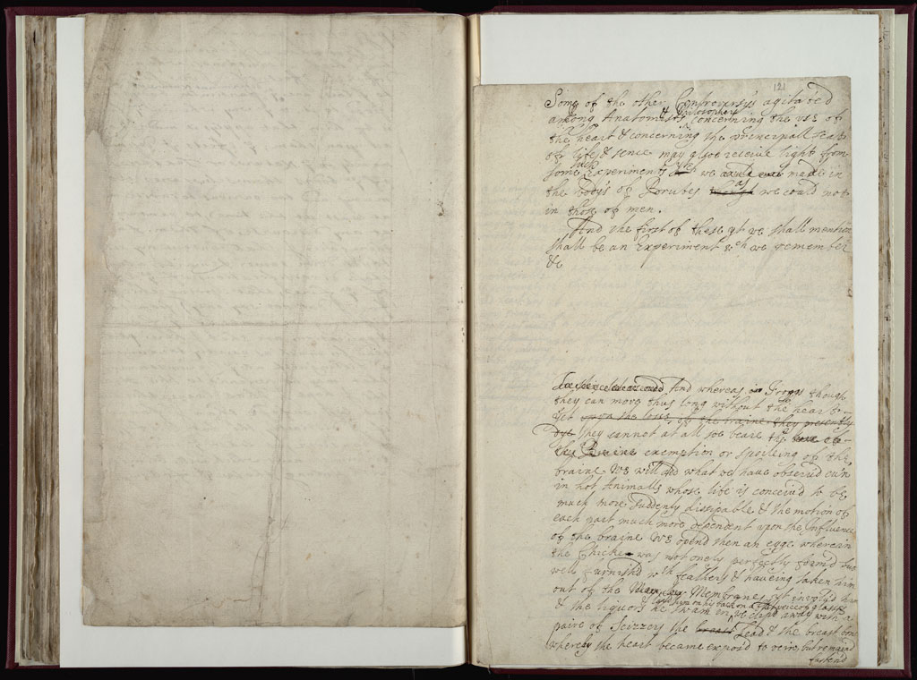 Boyle Papers Volume 10 Fol. 120v-121r