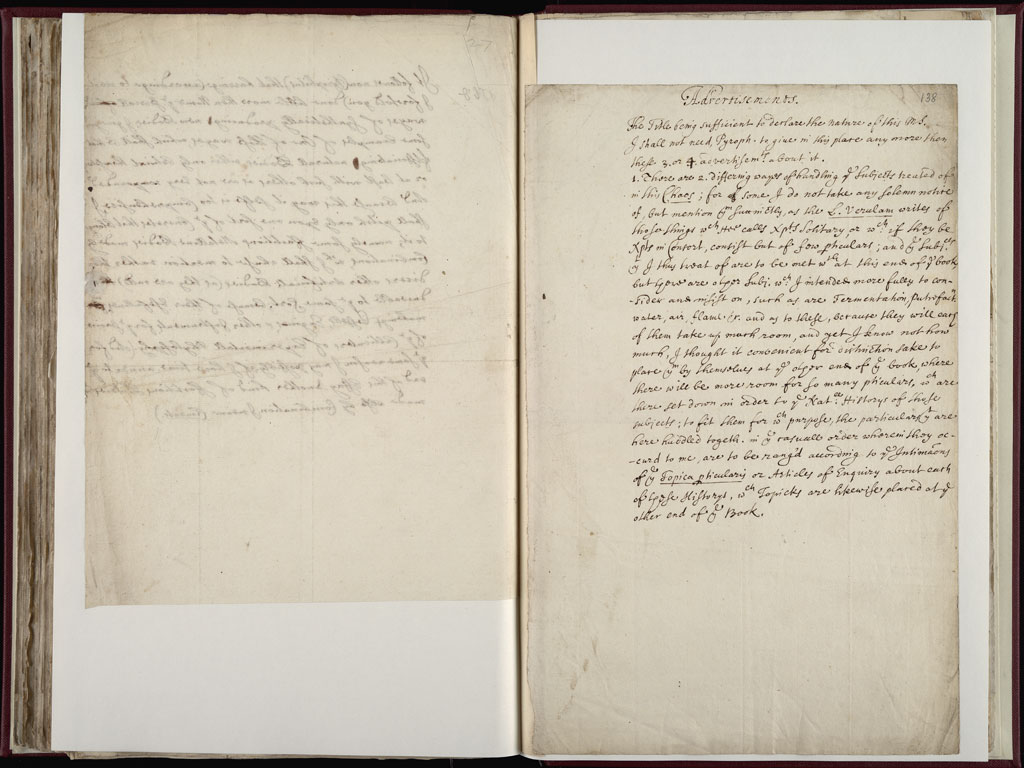 Boyle Papers Volume 10 Fol. 137v-138r