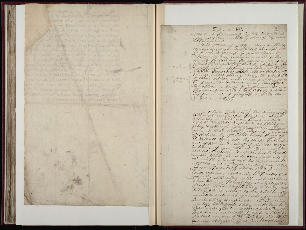 Boyle Papers Volume 10 Fol. 139v-140r