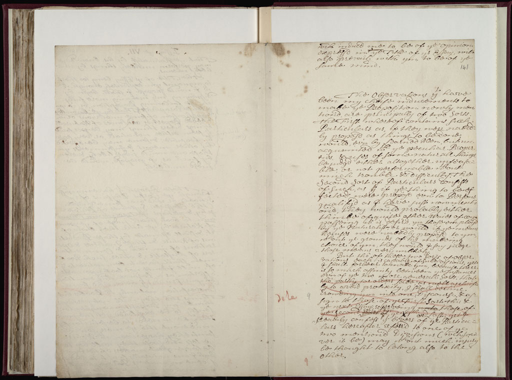 Boyle Papers Volume 10 Fol. 140v-141r