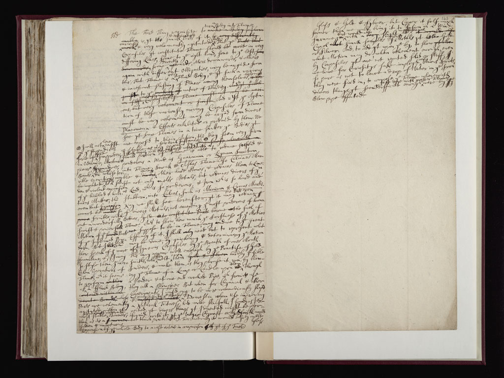 Boyle Papers Volume 10 Fol. 142v-143r