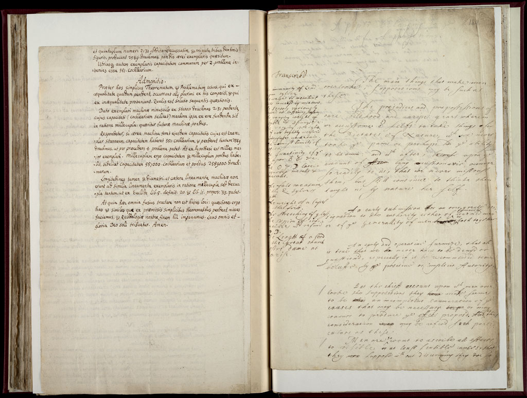 Boyle Papers Volume 10 Fol. 148v-149r