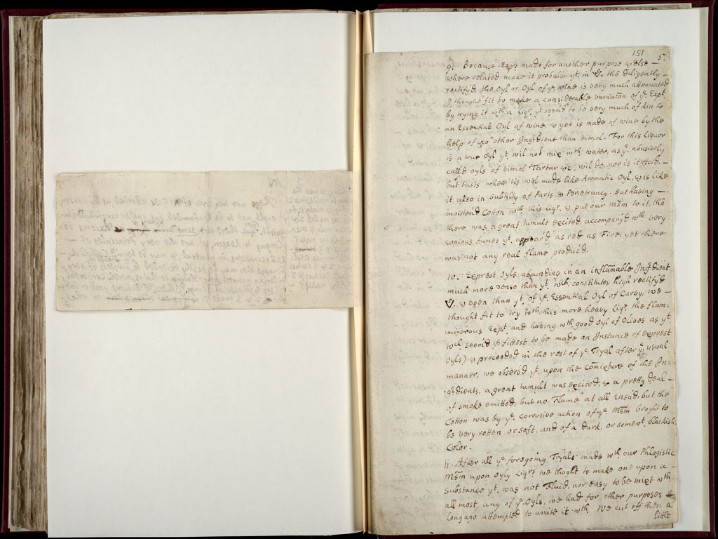 Boyle Papers Volume 10 Fol. 150v-151r