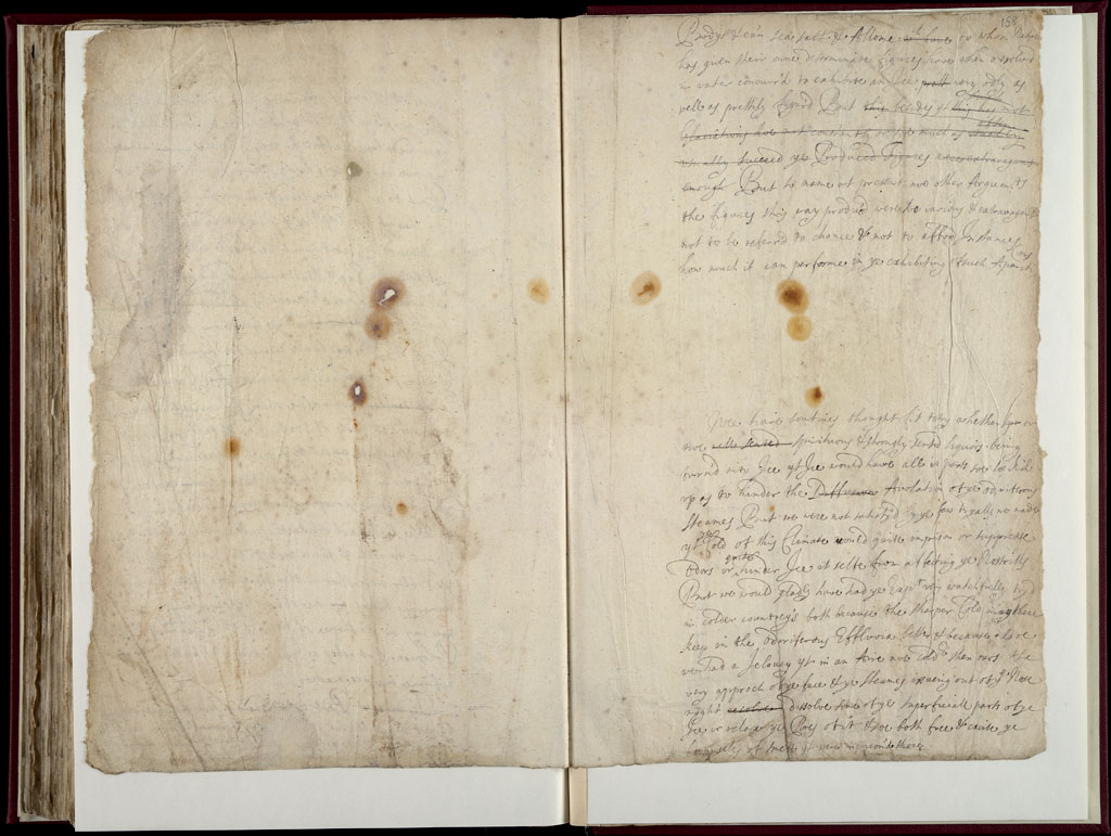 Boyle Papers Volume 10 Fol. 157v-158r