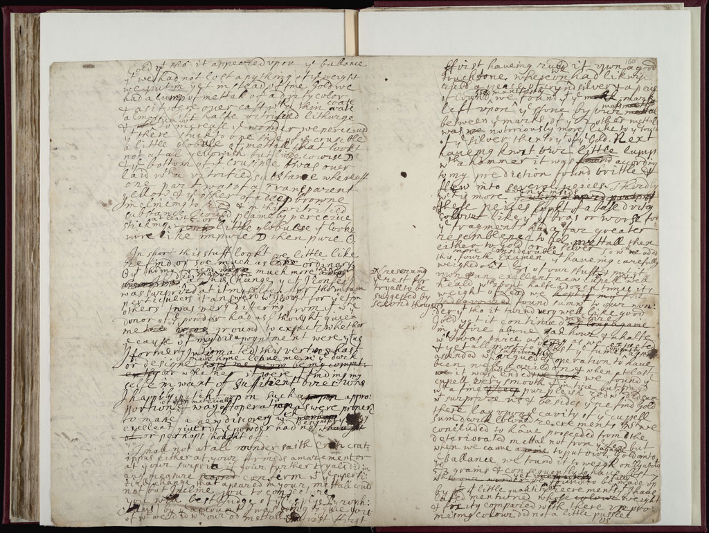 Boyle Papers Volume 10 Fol. 159v-160r