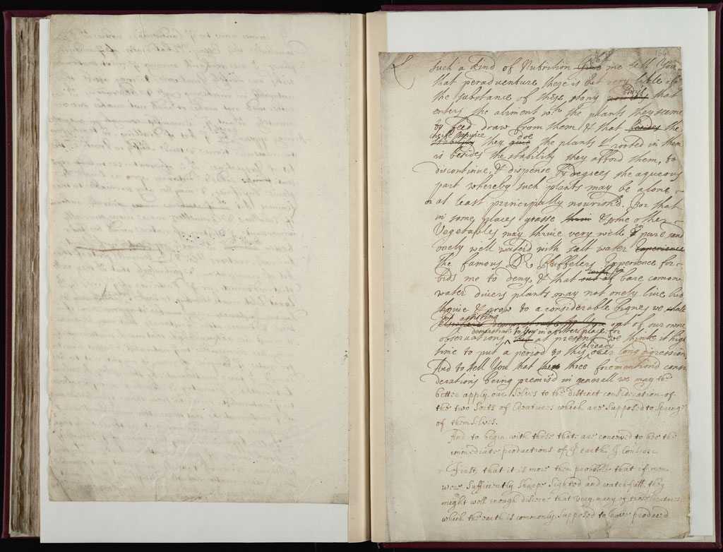 Boyle Papers Volume 10 Fol. 163v-164r