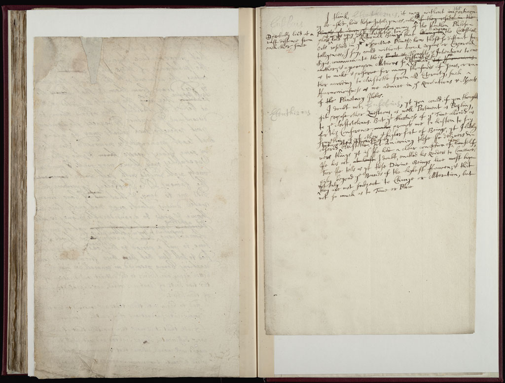 Boyle Papers Volume 10 Fol. 164v-165r