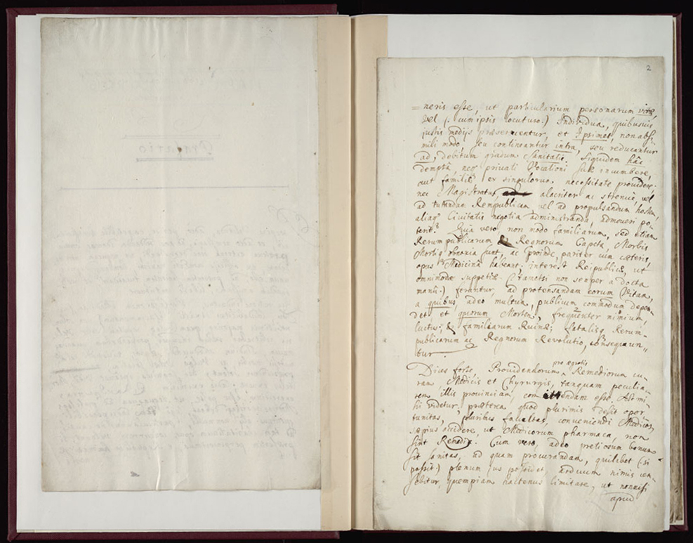 Boyle Papers Volume 17 Fol. 1v-2r