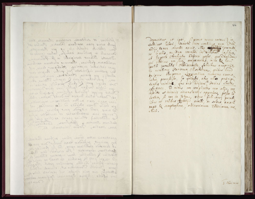 Boyle Papers Volume 17 Fol. 21v-22r