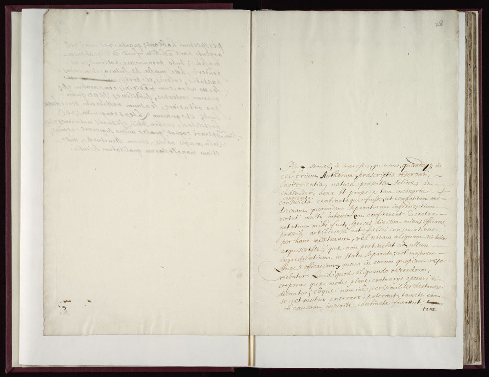 Boyle Papers Volume 17 Fol. 27v-28r