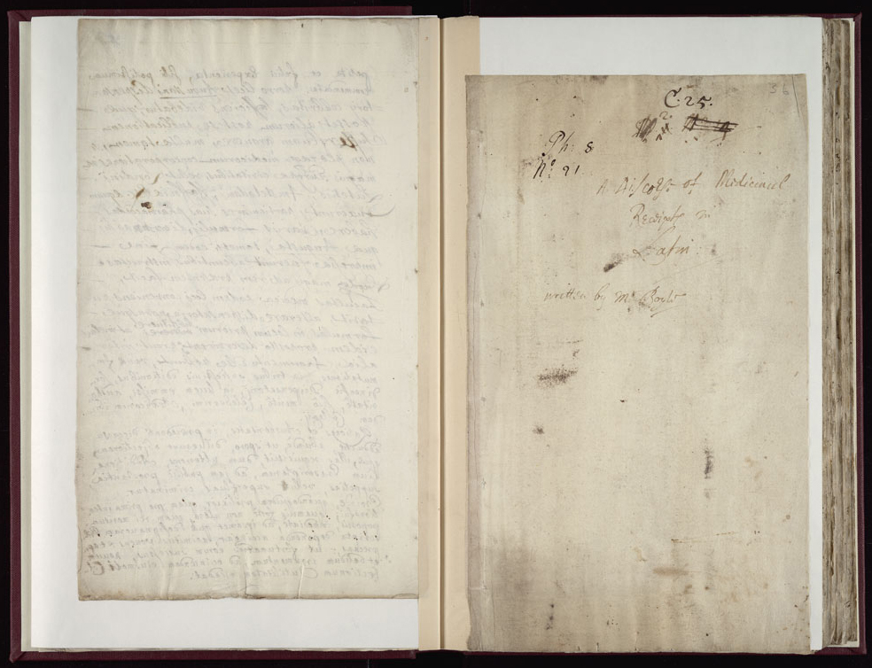 Boyle Papers Volume 17 Fol. 35v-36r