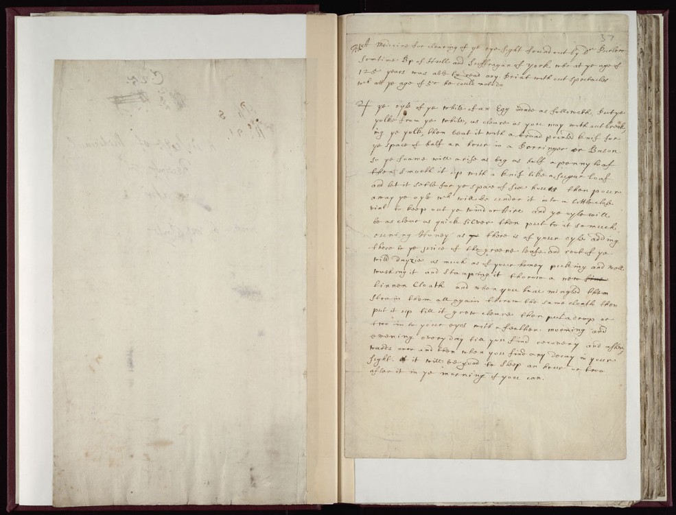 Boyle Papers Volume 17 Fol. 36v-37r