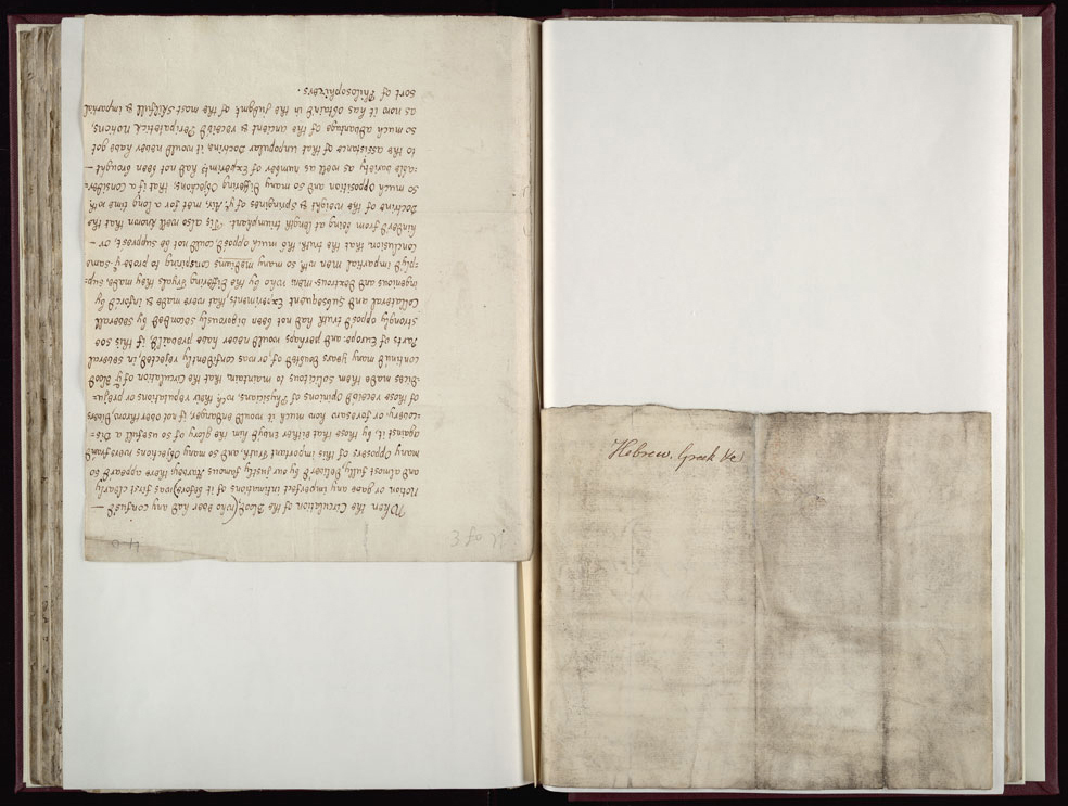 Boyle Papers Volume 17 Fol. 39v-40r