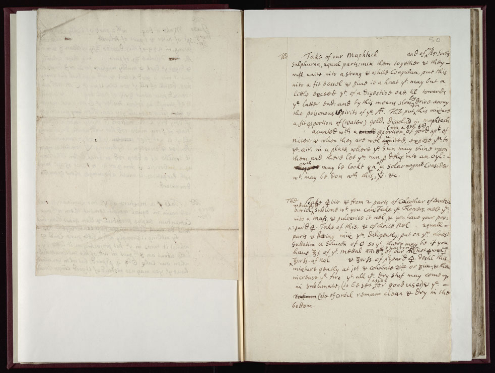 Boyle Papers Volume 17 Fol. 49v-50r