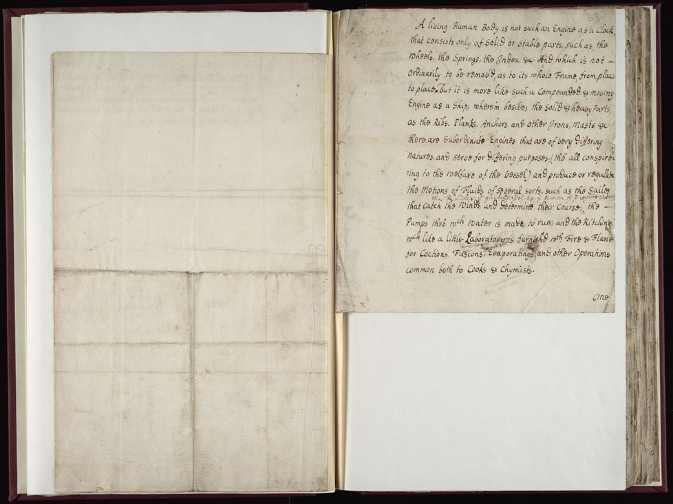 Boyle Papers Volume 17 Fol. 62v-63r