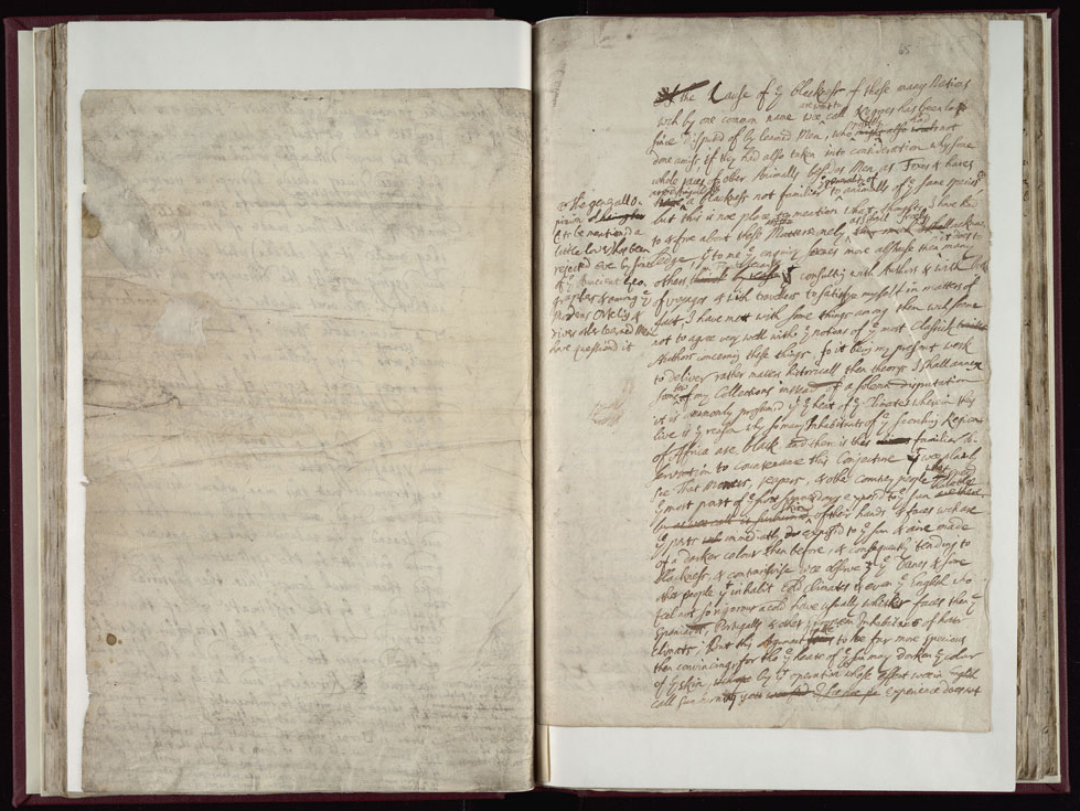 Boyle Papers Volume 17 Fol. 64v-65r