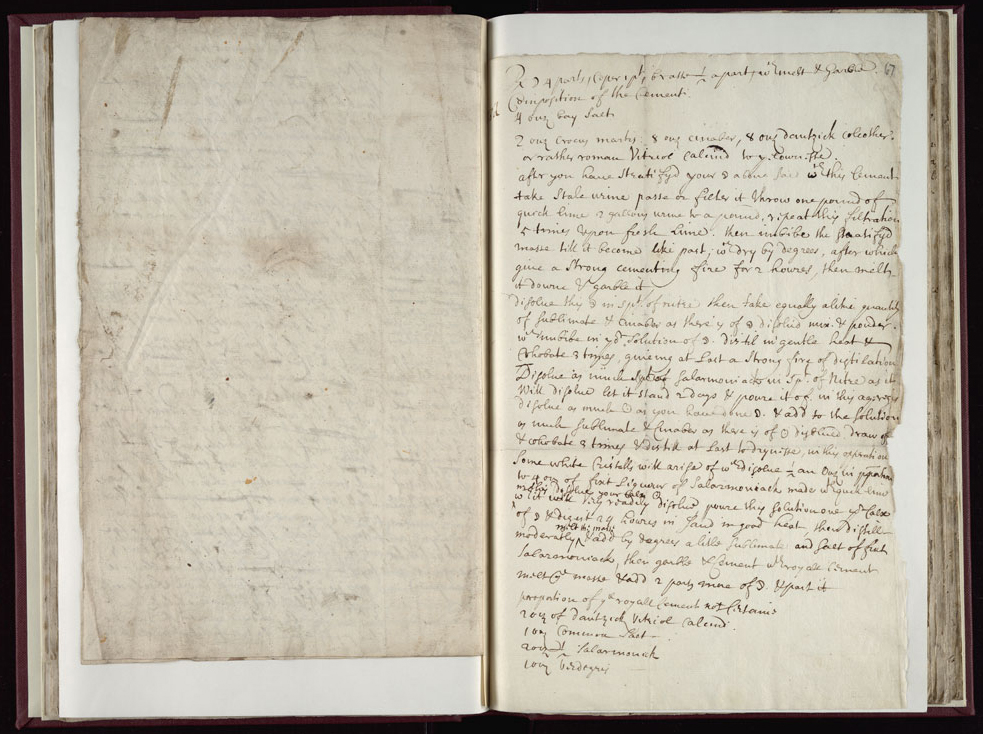 Boyle Papers Volume 17 Fol. 66v-67r