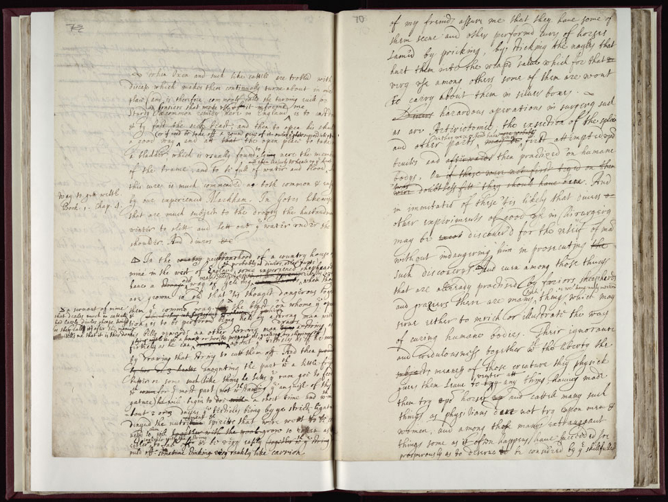 Boyle Papers Volume 17 Fol. 69v-70r