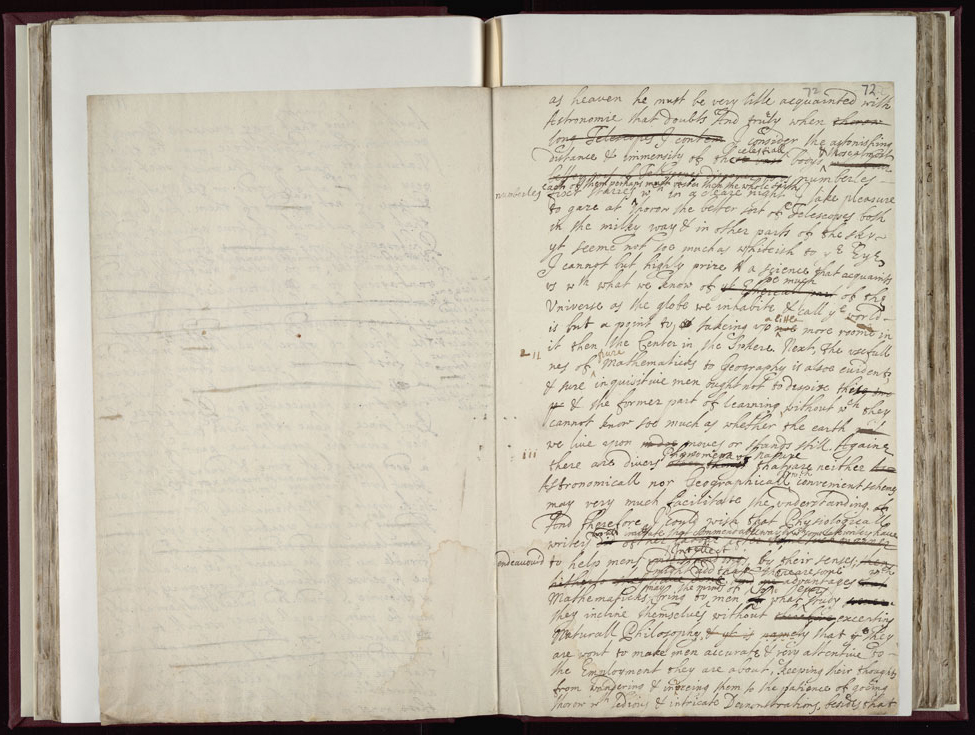 Boyle Papers Volume 17 Fol. 71v-72r