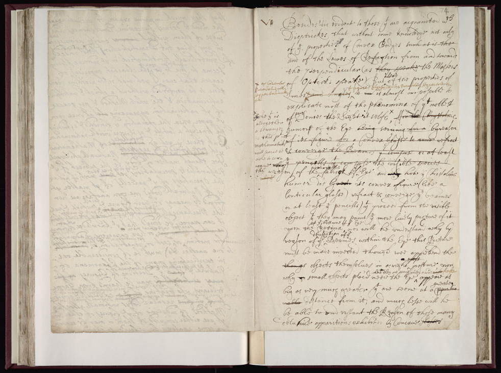 Boyle Papers Volume 17 Fol. 73v-74r