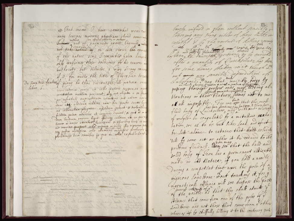 Boyle Papers Volume 17 Fol. 82v-83r