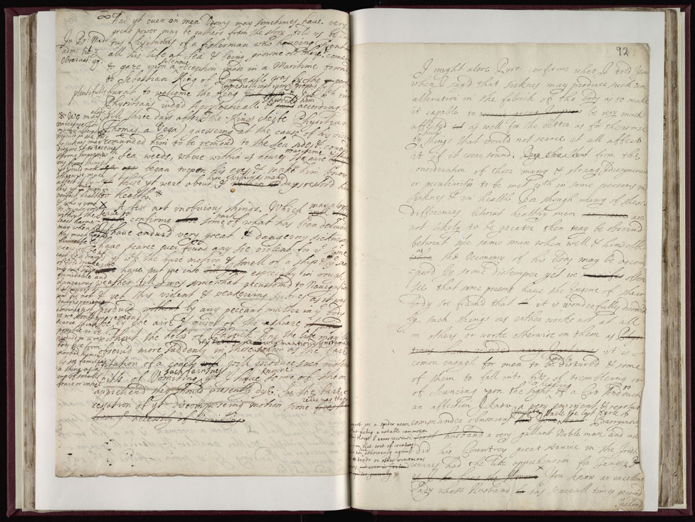 Boyle Papers Volume 17 Fol. 91v-92r