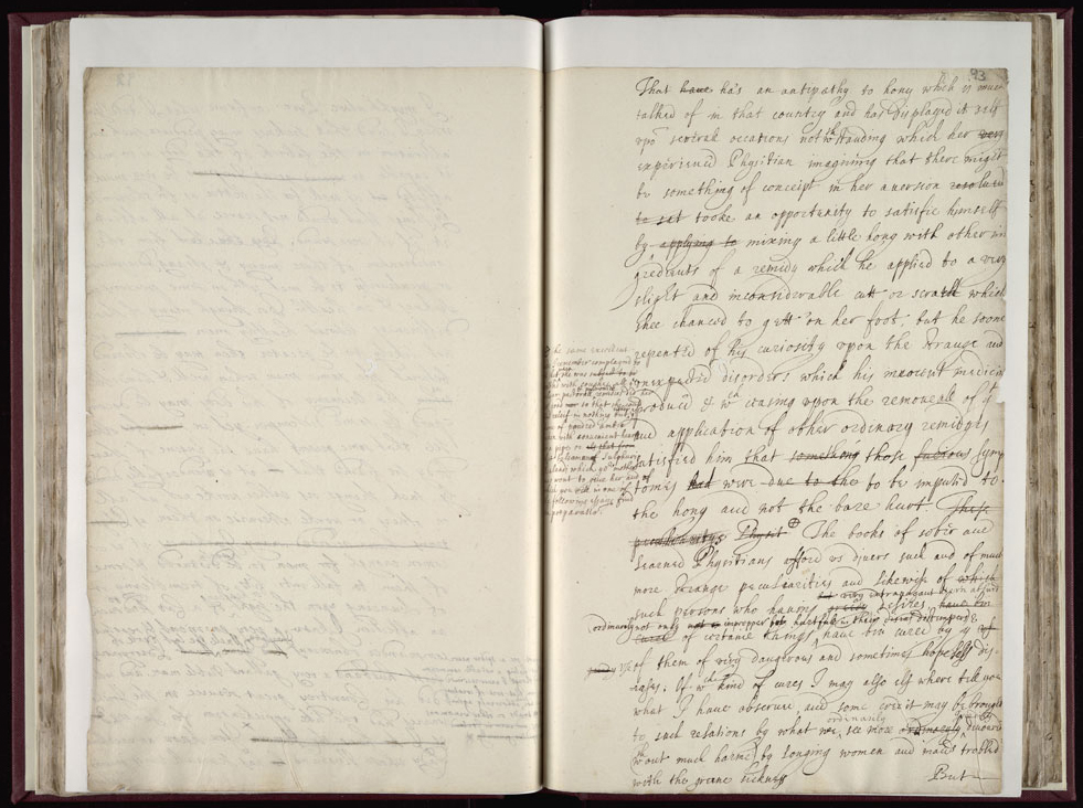 Boyle Papers Volume 17 Fol. 92v-93r