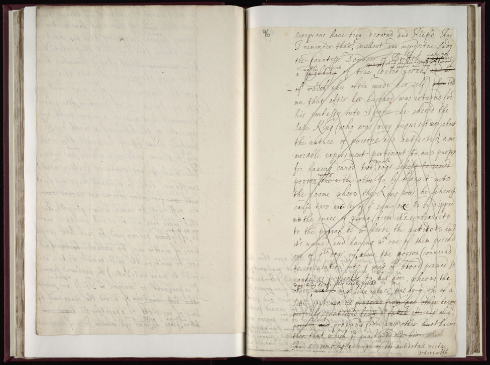 Boyle Papers Volume 17 Fol. 95v-96r