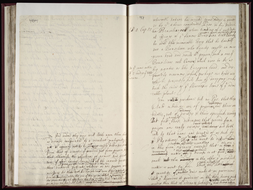 Boyle Papers Volume 17 Fol. 96v-97r