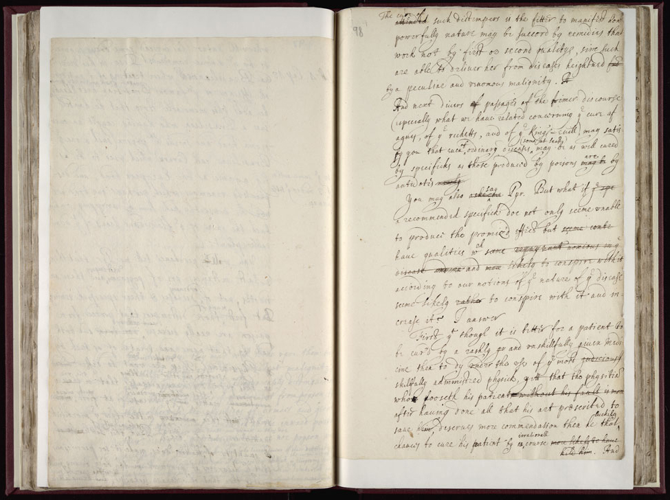 Boyle Papers Volume 17 Fol. 97v-98r