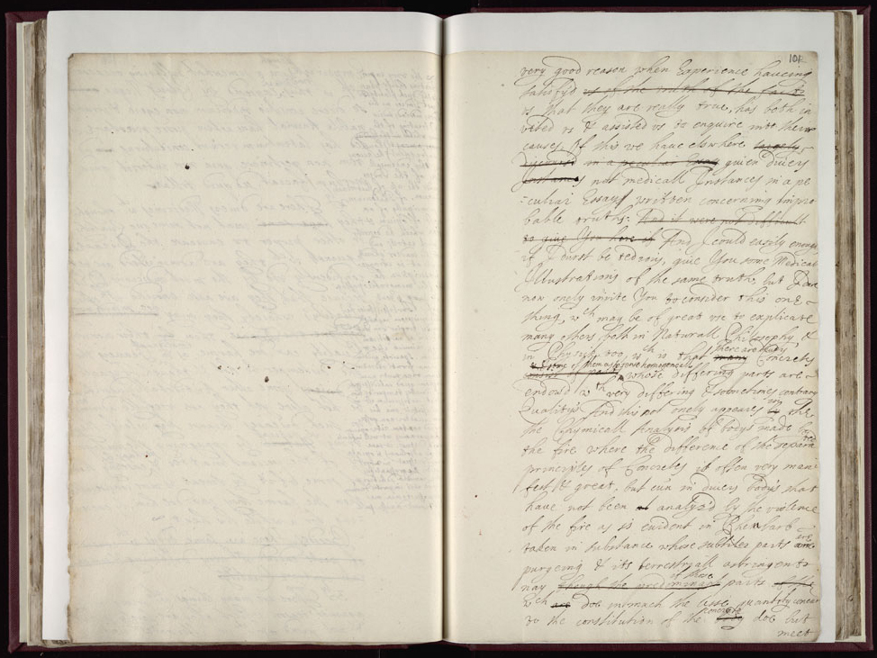 Boyle Papers Volume 17 Fol. 100v-101r