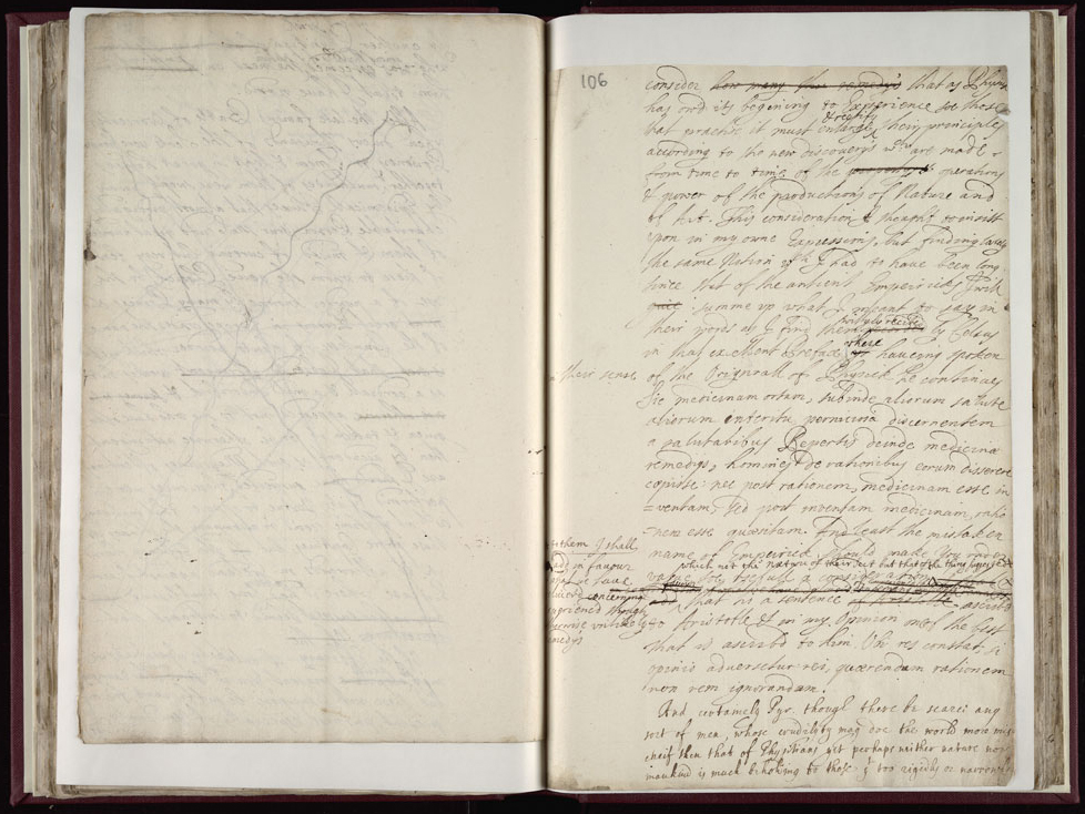 Boyle Papers Volume 17 Fol. 105v-106r