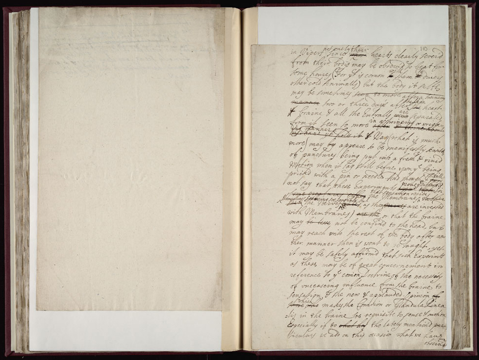 Boyle Papers Volume 17 Fol. 109v-110r