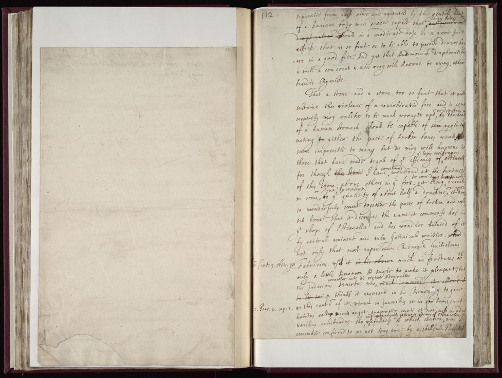 Boyle Papers Volume 17 Fol. 111v-112r