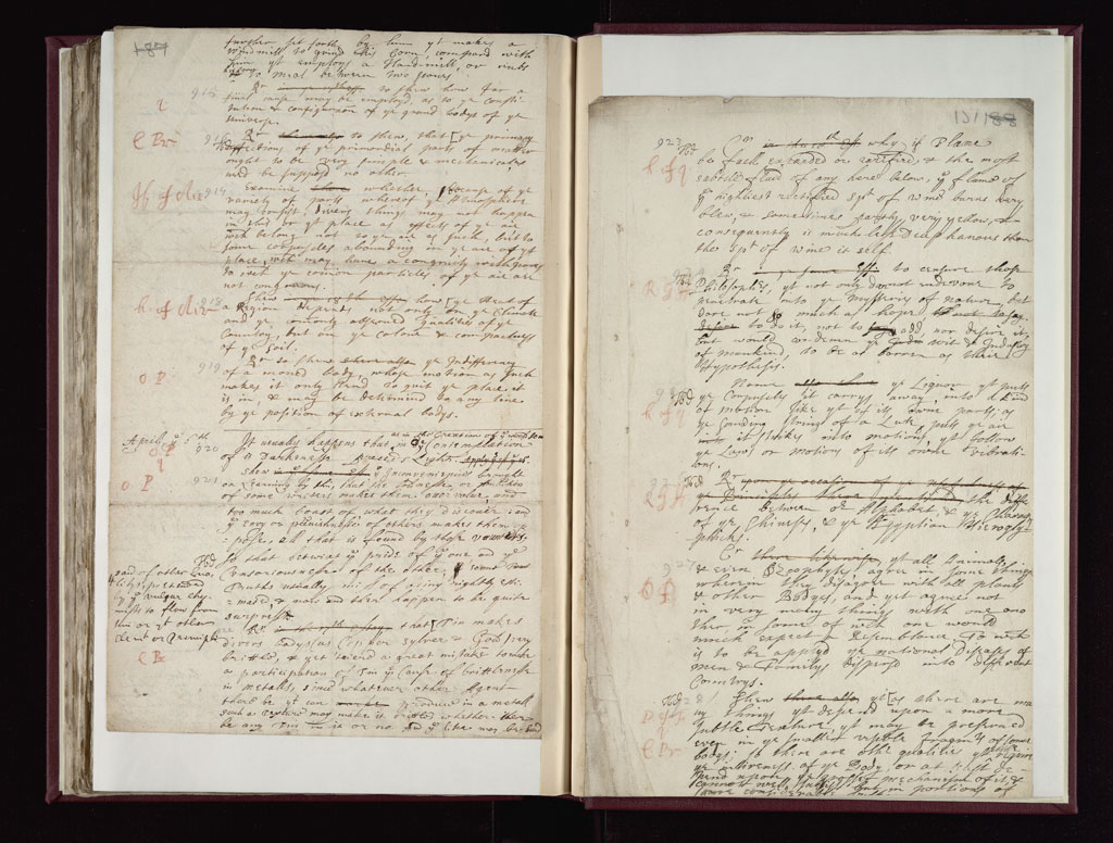 Boyle Papers Volume 17 Fol. 156v-157r