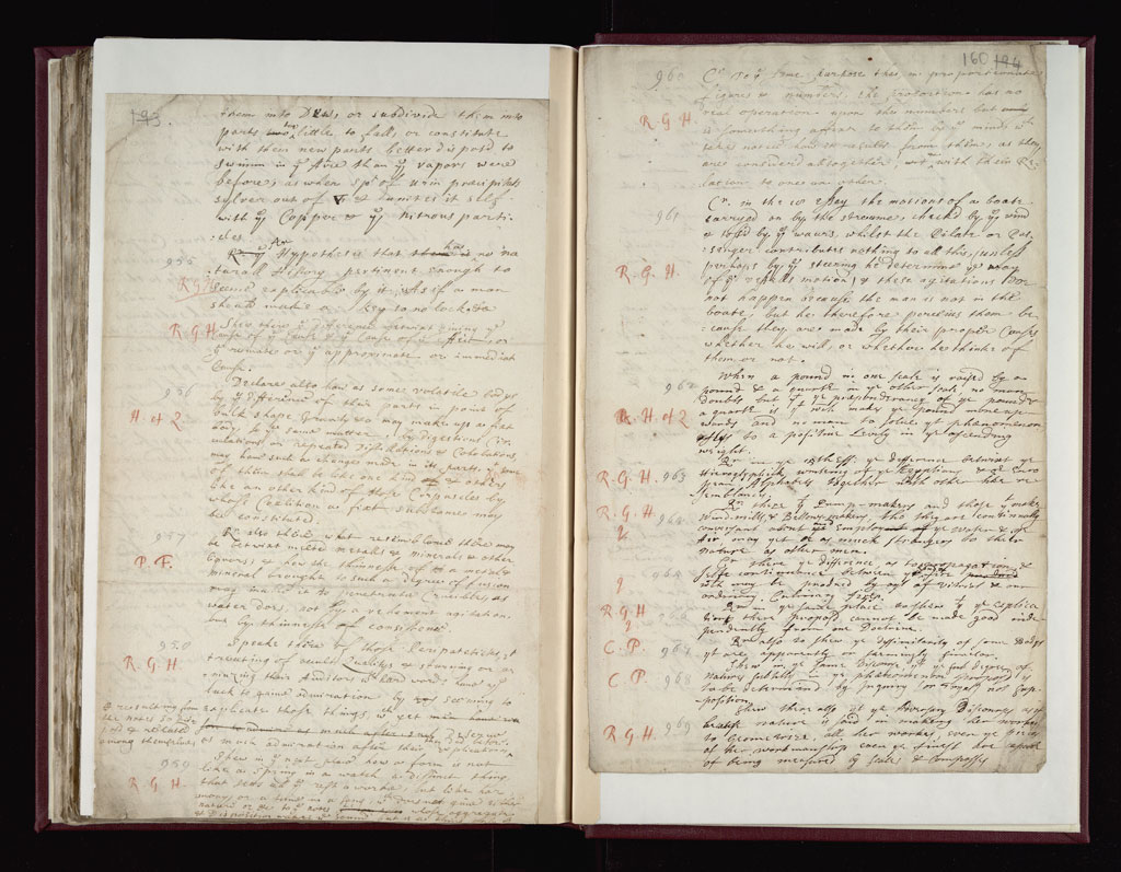 Boyle Papers Volume 17 Fol. 159v-160r