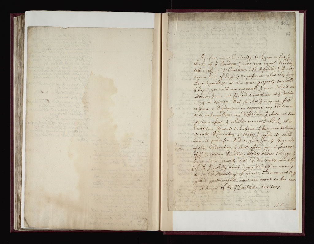 Boyle Papers Volume 17 Fol. 165v-166r