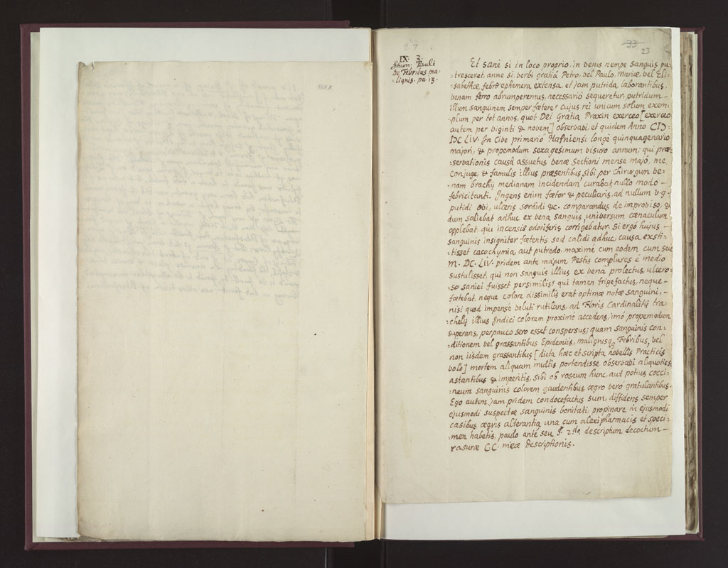 Boyle Papers Volume 18 Fol. 22v-23r