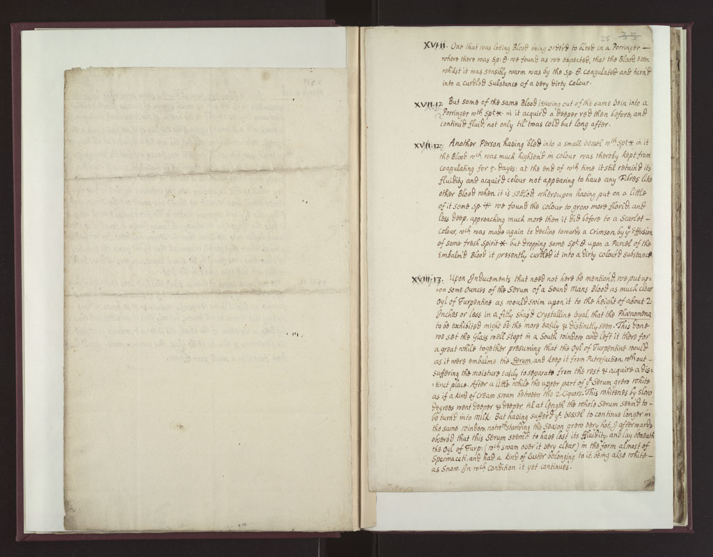 Boyle Papers Volume 18 Fol. 24v-25r